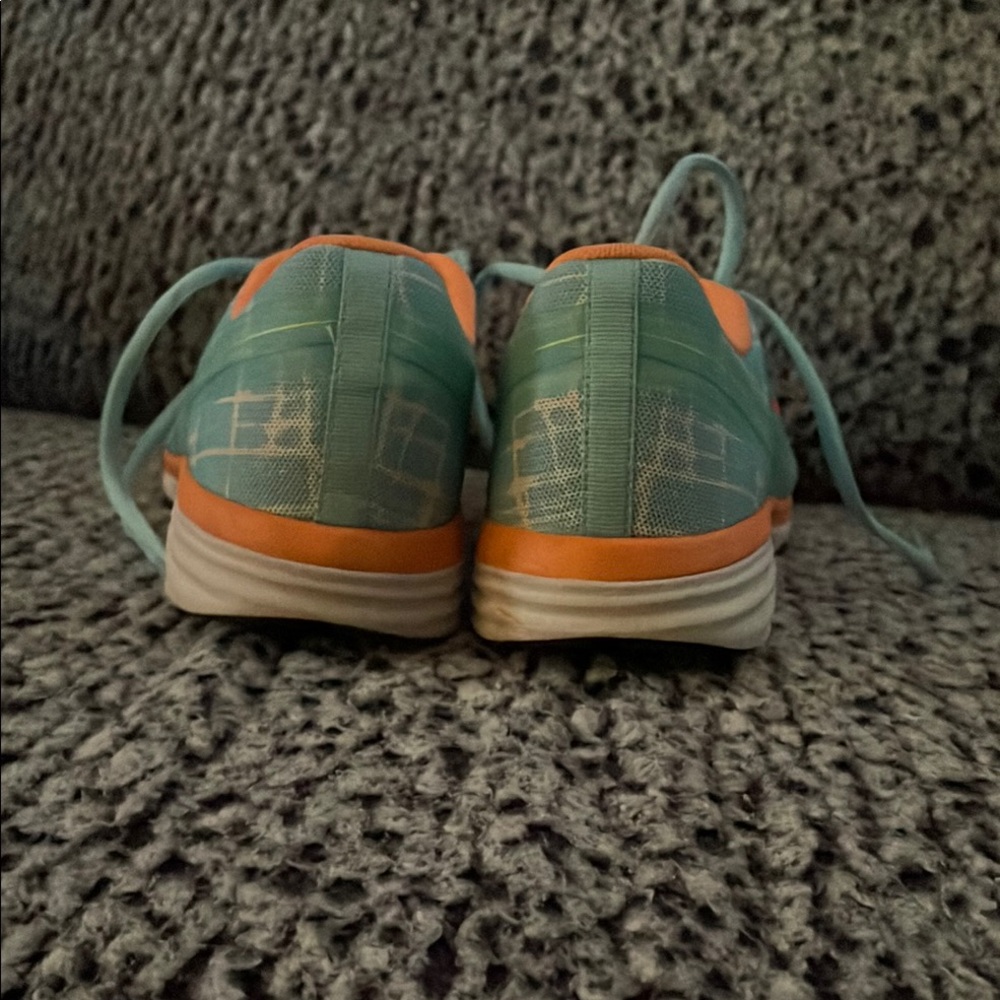 Nike Turquoise and Orange Athletic Shoes - Picture 7 of 7